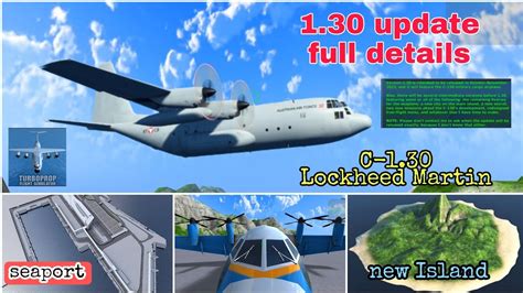 Turboprop Flight Simulator 1.30 update full details C-130 | Fandom