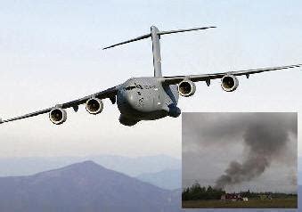 The Boeing C-17 cargo plane was practicing for the upcoming Elmendorf's ...