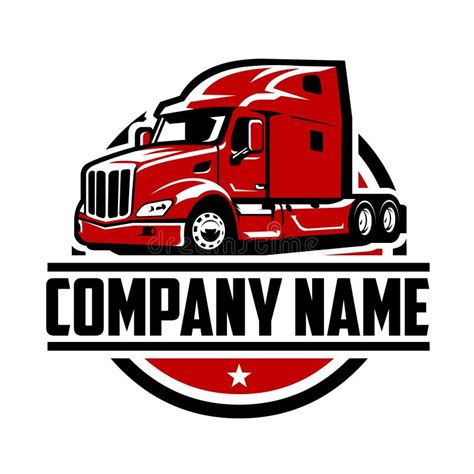 Semi Truck Logo Svg