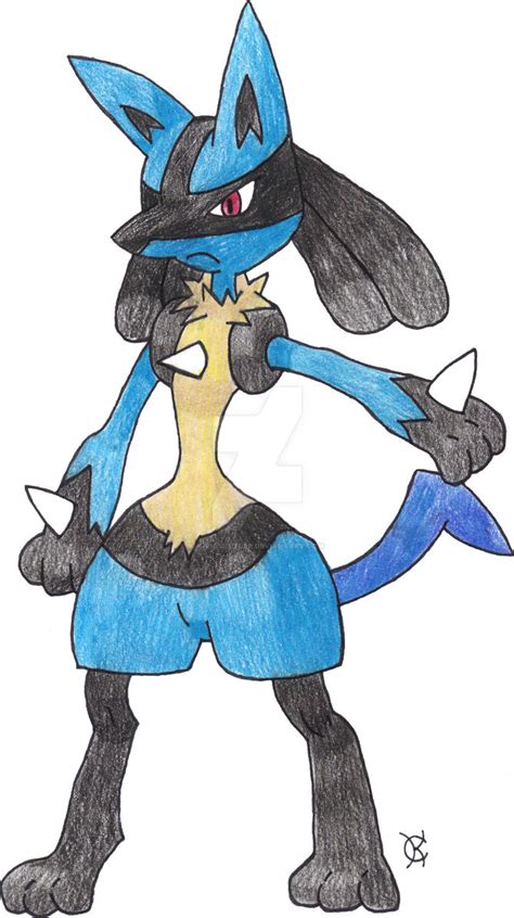 Lucario Drawing by kaseycuyler on DeviantArt