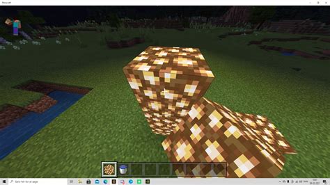 Minecraft how to make glowstone portal - YouTube