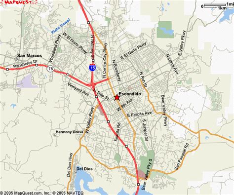 Printable Map Of Escondido Ca | Printable Map of The United States