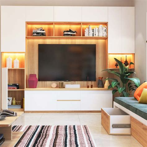 Best TV Cabinet Design Ideas for Living Room | Design Cafe