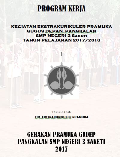 Laporan Kegiatan Ekstrakurikuler Pramuka Sma