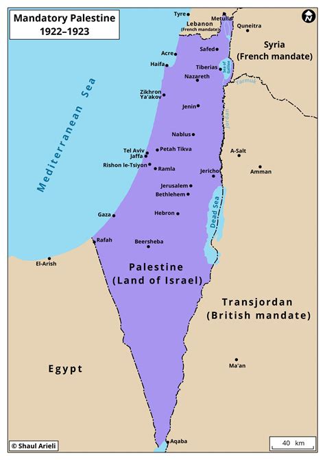 The Shifting Landscape: Understanding The Map Of Palestine Before 1948 ...