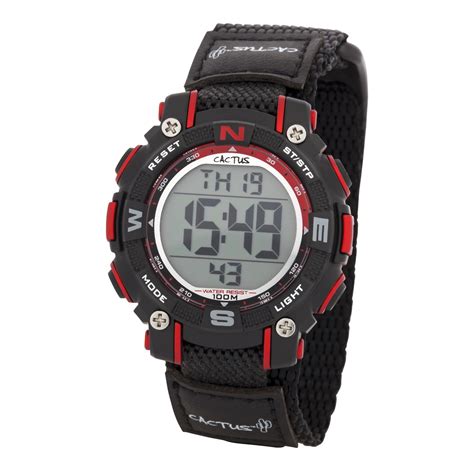 Robust - Kids Digital Boys Watch - Black/Red