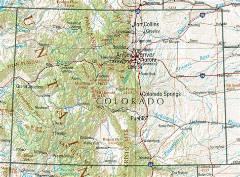 zachi: Colorado Elevation Map