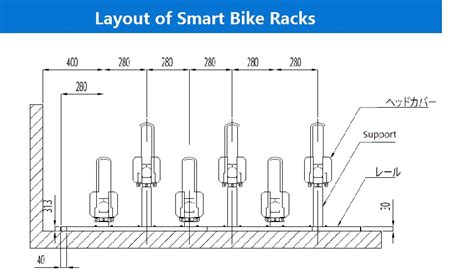 automatic bike rack with lock