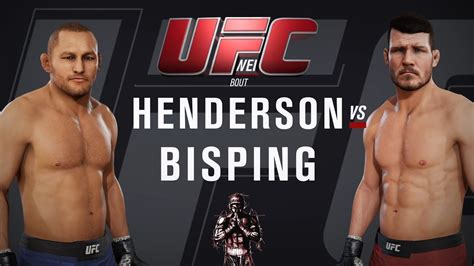 Dan Henderson vs Michael Bisping. MMA MASTER! EA SPORTS UFC 3 - YouTube