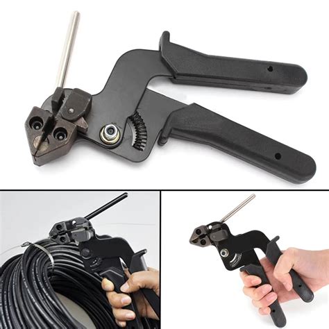 1pc Heavy Duty Cable Tie Tool Durable Cable Tie Fasten Pliers Crimper ...