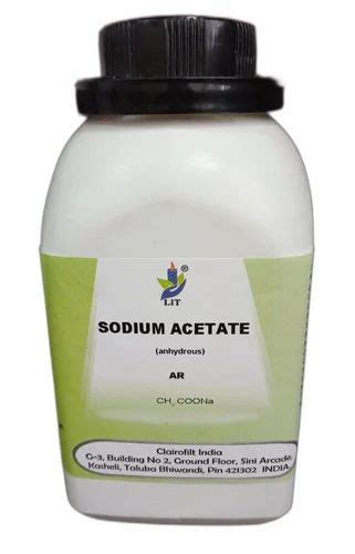 Sodium Acetate Anhydrous at Rs 1381/kg | Sodium Acetate Anhydrous in ...