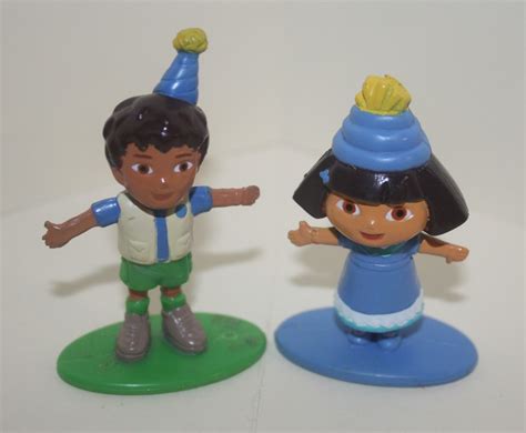 Dora the Explorer Birthday Party Dora & Diego PVC Figures on eBid ...