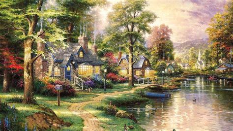 Thomas Kinkade Disney Wallpapers - Wallpaper Cave