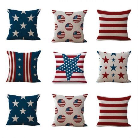 Red/White/Blue Pillow Covers - Clearance! | Blue pillow covers, Blue ...