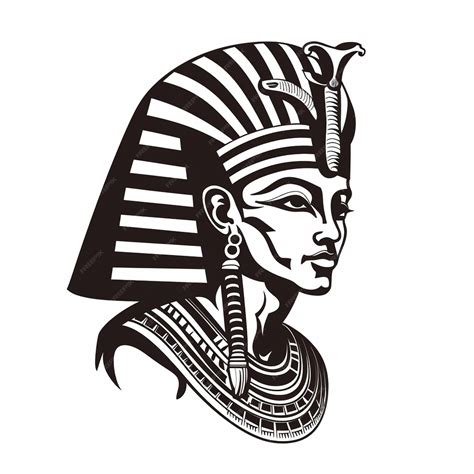 Premium AI Image | Vector ancient egypt god vintage logo line art ...