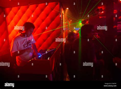 Nightlife Malaga Spain Stock Photo - Alamy