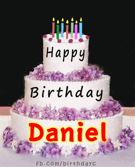 Happy Birthday Daniel Gif