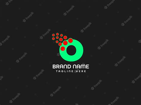 Premium Vector | A logo with a circle and the word'brand