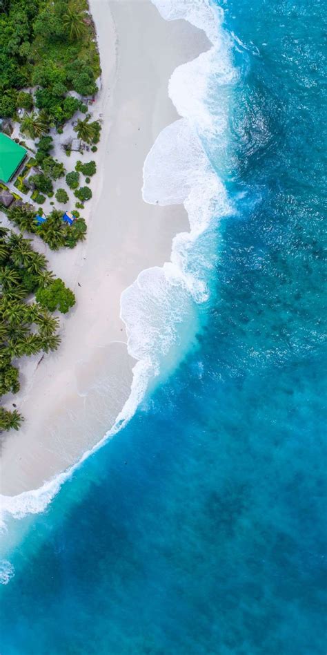 🔥 Download Green Sea Beach Aerial Wallpaper In by @lrobinson24 | 4k ...