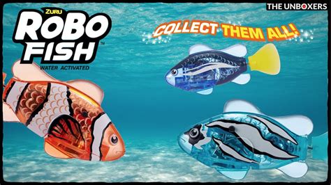 Robo Fish by Zuru Realistic Water Activated Robotic Fish Toy - YouTube