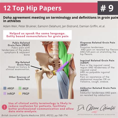 9 of 12 Top Hip Papers - Defining Groin Pain Entities