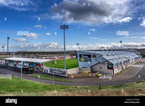 Sixfields stadium the home of Northampton Town Football Club Stock ...