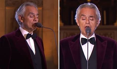 Andrea Bocelli performs O Holy Night live from St Paul’s Cathedral as ...