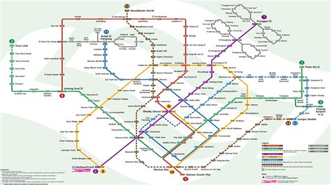 Singapore mrt map 2017 – Printable graphics