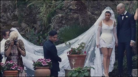 Kourtney Kardashian married for third time in lavish Italian wedding ...