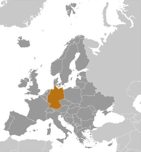 German Europe Map