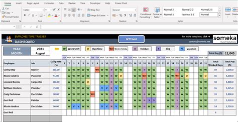 Free Payroll Excel Template | Employee Payroll Spreadsheet