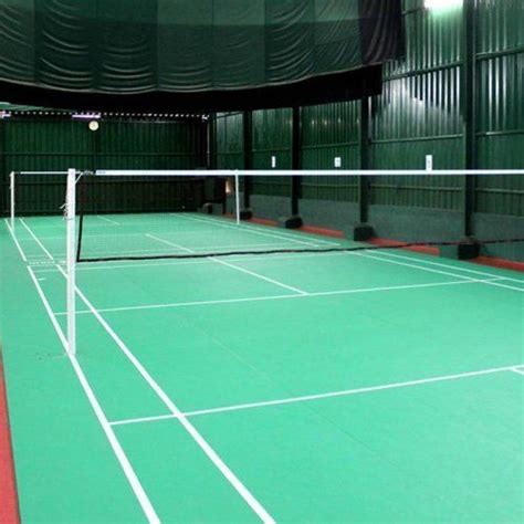 Green Perfect Finish Badminton Court Flooring at Best Price in Sanand ...