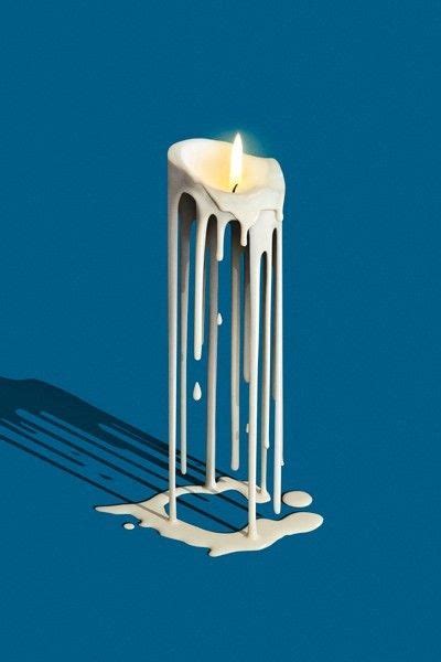 Melted Candles by Toby and Pete , via Behance | Candle art, Melting ...