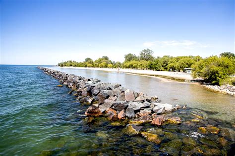 Centre Island Beach is Toronto's go-to summer spot with a massive pier