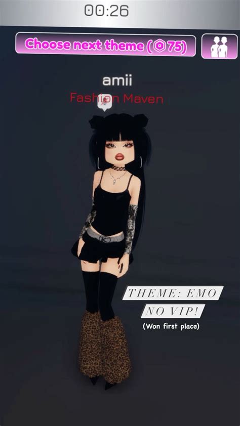 Dress to impress / dti outfit roblox Theme: Emo in 2024 | Dress to ...