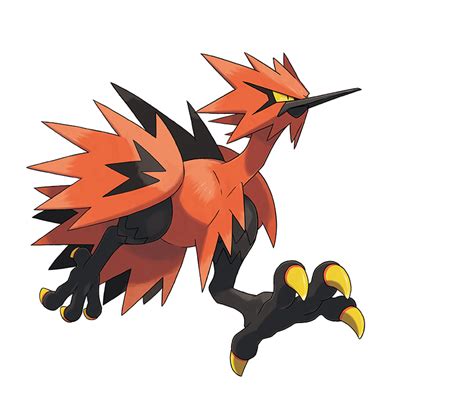 Zapdos Galarian Form | Zapdos pokemon, Galarian pokémon, Pokemon images