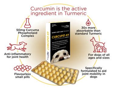 Curcupet K9 Curcumin Turmeric Joint Care Supplement For Dogs