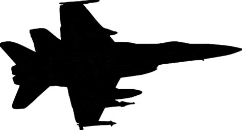 Military Plane Silhouette Clip Art at Clker.com - vector clip art ...