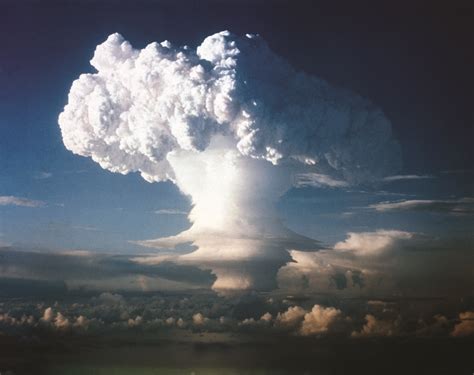 Mushroom Cloud from Nuclear Testing