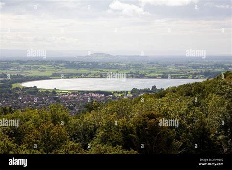 Axbridge Reservoir as seen from Cheddar Gorge Stock Photo - Alamy