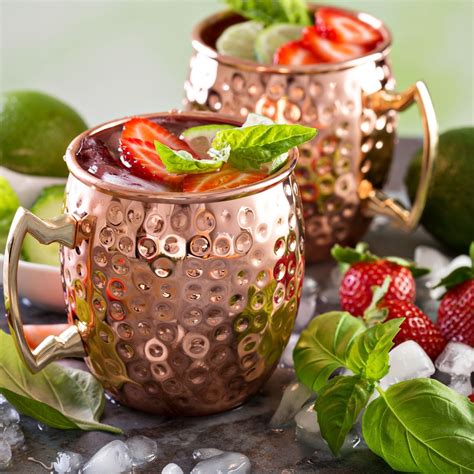 Strawberry Moscow Mule {Best Moscow Mule Recipe}