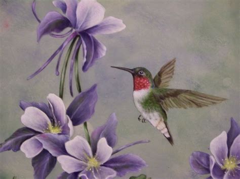 Ruby Throated Hummingbird | Hummingbird painting, Humming bird art ...