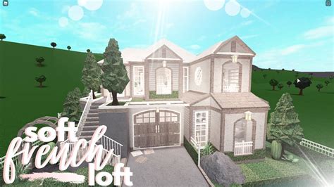 Bloxburg: Soft French Loft | House Build - YouTube | Two story house ...