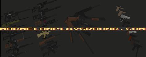 Melon Playground Mods: Huge Weapon Pack