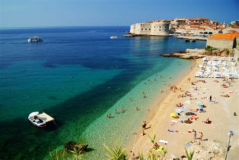 Top-8 beaches in Dubrovnik