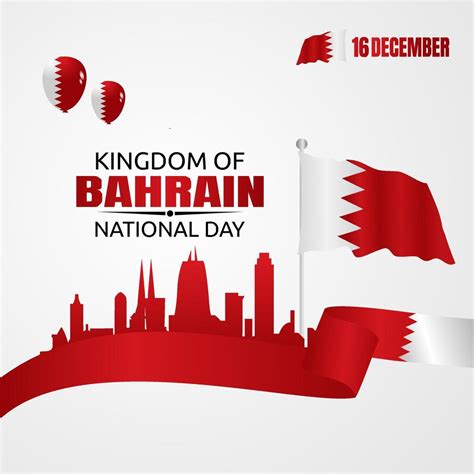 Bahrain national day vector lllustration 5348358 Vector Art at Vecteezy