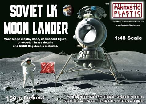 Soviet LK Moon Lander - 1:48 Kit by Fantastic Plastic