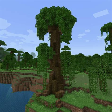 Custom jungle tree I made. : r/Minecraftbuilds