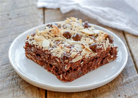 Almond Joy Brownies - Barefeet in the Kitchen