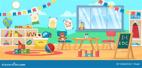 Inside A Preschool Classroom Background Cartoon Youtube | Images and ...